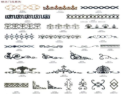 洛陽(yáng)鐵藝-門花